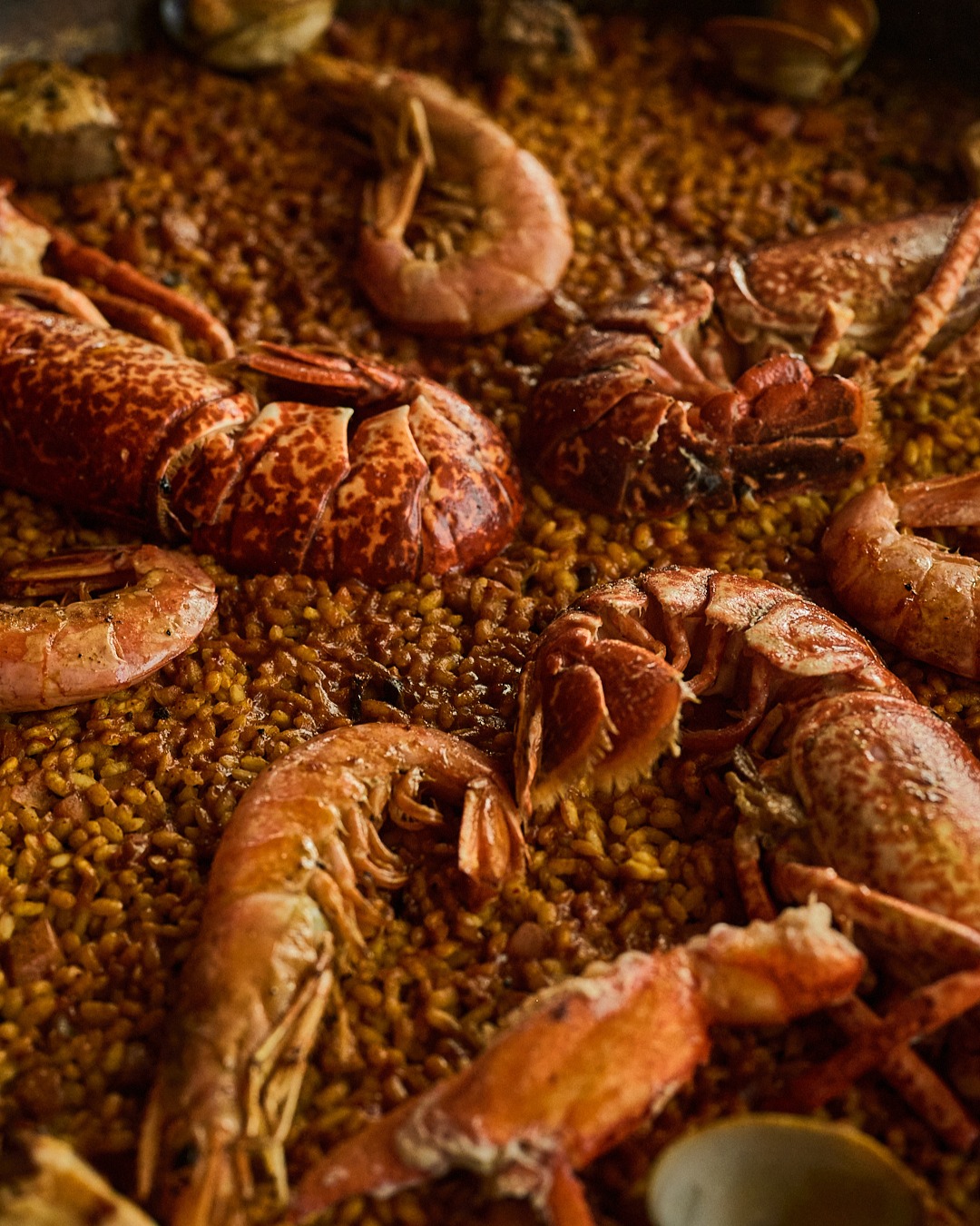 Fideuà de bogavante — cocina mediterránea en Tigre Morado Ibiza